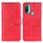 Coque Portefeuille Livre Cuir Etui Clapet A05D pour Motorola Moto E30 Rouge