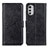 Coque Portefeuille Livre Cuir Etui Clapet A05D pour Motorola Moto E32 Noir