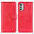 Coque Portefeuille Livre Cuir Etui Clapet A05D pour Motorola Moto E32s Rouge