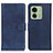 Coque Portefeuille Livre Cuir Etui Clapet A05D pour Motorola Moto Edge (2023) 5G Bleu