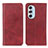 Coque Portefeuille Livre Cuir Etui Clapet A05D pour Motorola Moto Edge X30 5G Rouge