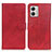 Coque Portefeuille Livre Cuir Etui Clapet A05D pour Motorola Moto G53 5G Rouge