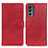 Coque Portefeuille Livre Cuir Etui Clapet A05D pour Motorola Moto G62 5G Rouge