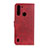 Coque Portefeuille Livre Cuir Etui Clapet A05D pour Motorola Moto One Fusion Rouge