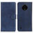 Coque Portefeuille Livre Cuir Etui Clapet A05D pour Nokia C200 Bleu