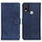 Coque Portefeuille Livre Cuir Etui Clapet A05D pour Nokia G11 Plus Bleu