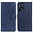 Coque Portefeuille Livre Cuir Etui Clapet A05D pour Oppo A16s Bleu