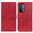 Coque Portefeuille Livre Cuir Etui Clapet A05D pour Oppo A54 5G Rouge