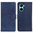 Coque Portefeuille Livre Cuir Etui Clapet A05D pour Realme C33 (2023) Bleu