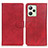 Coque Portefeuille Livre Cuir Etui Clapet A05D pour Realme C35 Rouge