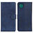 Coque Portefeuille Livre Cuir Etui Clapet A05D pour Samsung Galaxy A22 5G Bleu