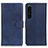 Coque Portefeuille Livre Cuir Etui Clapet A05D pour Sony Xperia 1 IV Bleu