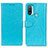 Coque Portefeuille Livre Cuir Etui Clapet A06D pour Motorola Moto E20 Petit