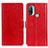Coque Portefeuille Livre Cuir Etui Clapet A06D pour Motorola Moto E20 Rouge