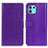 Coque Portefeuille Livre Cuir Etui Clapet A06D pour Motorola Moto Edge 20 Lite 5G Violet