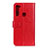 Coque Portefeuille Livre Cuir Etui Clapet A06D pour Motorola Moto One Fusion Plus Rouge