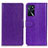 Coque Portefeuille Livre Cuir Etui Clapet A06D pour Oppo A16 Violet