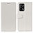 Coque Portefeuille Livre Cuir Etui Clapet A06D pour Oppo A95 4G Blanc