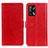 Coque Portefeuille Livre Cuir Etui Clapet A06D pour Oppo A95 4G Rouge