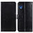 Coque Portefeuille Livre Cuir Etui Clapet A06D pour Samsung Galaxy A03 Core Noir