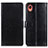 Coque Portefeuille Livre Cuir Etui Clapet A06D pour Samsung Galaxy A22 5G SC-56B Noir