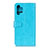 Coque Portefeuille Livre Cuir Etui Clapet A06D pour Samsung Galaxy A32 5G Bleu Ciel
