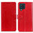 Coque Portefeuille Livre Cuir Etui Clapet A06D pour Samsung Galaxy M32 4G Rouge