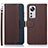 Coque Portefeuille Livre Cuir Etui Clapet A06D pour Xiaomi Mi 12 5G Marron