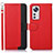 Coque Portefeuille Livre Cuir Etui Clapet A06D pour Xiaomi Mi 12 5G Rouge