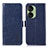 Coque Portefeuille Livre Cuir Etui Clapet A07D pour Asus ZenFone 10 Bleu