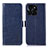 Coque Portefeuille Livre Cuir Etui Clapet A07D pour Huawei Honor X6a Bleu