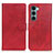 Coque Portefeuille Livre Cuir Etui Clapet A07D pour Motorola Moto Edge S30 5G Rouge