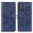 Coque Portefeuille Livre Cuir Etui Clapet A07D pour Motorola Moto G Play Gen 2 Bleu