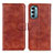 Coque Portefeuille Livre Cuir Etui Clapet A07D pour Motorola Moto G Stylus (2022) 4G Marron