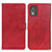 Coque Portefeuille Livre Cuir Etui Clapet A07D pour Nokia C02 Rouge