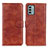 Coque Portefeuille Livre Cuir Etui Clapet A07D pour Nokia G22 Marron