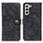 Coque Portefeuille Livre Cuir Etui Clapet A07D pour Samsung Galaxy S21 5G Noir