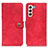 Coque Portefeuille Livre Cuir Etui Clapet A07D pour Samsung Galaxy S24 Plus 5G Rouge