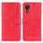 Coque Portefeuille Livre Cuir Etui Clapet A07D pour Samsung Galaxy XCover 5 SM-G525F Rouge