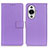 Coque Portefeuille Livre Cuir Etui Clapet A08D pour Huawei Nova 11 Violet