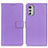 Coque Portefeuille Livre Cuir Etui Clapet A08D pour Motorola Moto E32s Violet