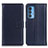 Coque Portefeuille Livre Cuir Etui Clapet A08D pour Motorola Moto Edge 20 Pro 5G Bleu