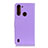 Coque Portefeuille Livre Cuir Etui Clapet A08D pour Motorola Moto One Fusion Violet