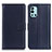 Coque Portefeuille Livre Cuir Etui Clapet A08D pour OnePlus 9R 5G Bleu