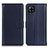 Coque Portefeuille Livre Cuir Etui Clapet A08D pour Samsung Galaxy A22 4G Bleu