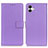 Coque Portefeuille Livre Cuir Etui Clapet A08D pour Samsung Galaxy M04 Violet