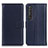Coque Portefeuille Livre Cuir Etui Clapet A08D pour Sony Xperia 1 III Bleu