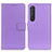 Coque Portefeuille Livre Cuir Etui Clapet A08D pour Sony Xperia 1 III Violet