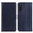 Coque Portefeuille Livre Cuir Etui Clapet A08D pour Sony Xperia 10 III SOG04 Bleu