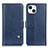 Coque Portefeuille Livre Cuir Etui Clapet A09 pour Apple iPhone 13 Bleu